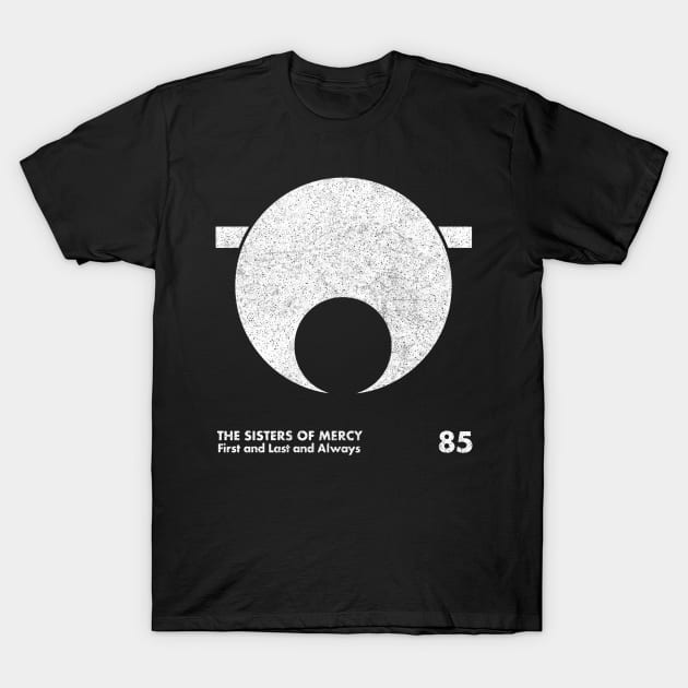 Sisters Of Mercy / Minimal Graphic Design Tribute T-Shirt by saudade